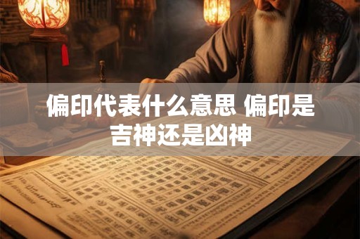 偏印代表什么意思 偏印是吉神还是凶神 偏印代表什么意思 偏印是吉神还是凶神