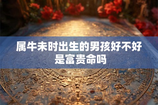 属牛未时出生的男孩好不好 是富贵命吗 属牛未时出生的男孩好不好 是富贵命吗