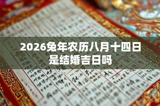 2026兔年农历八月十四日是结婚吉日吗 2026兔年农历八月十四日是结婚吉日吗