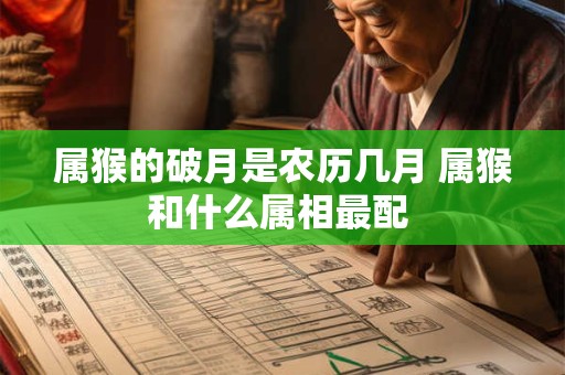 属猴的破月是农历几月 属猴和什么属相最配 属猴的破月是农历几月 属猴和什么属相最配