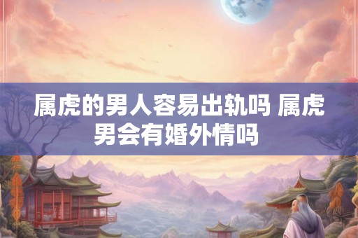 属虎的男人容易出轨吗 属虎男会有婚外情吗 属虎的男人容易出轨吗 属虎男会有婚外情吗
