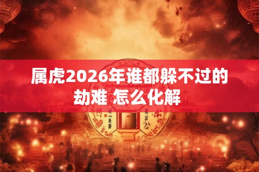 属虎2026年谁都躲不过的劫难 怎么化解 属虎2026年谁都躲不过的劫难 怎么化解