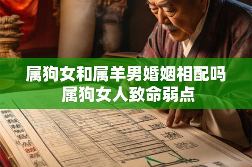 属狗女和属羊男婚姻相配吗 属狗女人致命弱点 属狗女和属羊男婚姻相配吗 属狗女人致命弱点