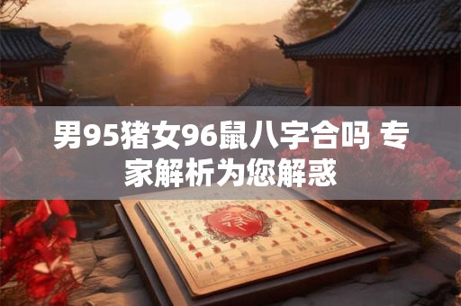 男95猪女96鼠八字合吗 专家解析为您解惑