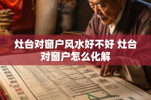 灶台对窗户风水好不好 灶台对窗户怎么化解 灶台对窗户风水好不好 灶台对窗户怎么化解