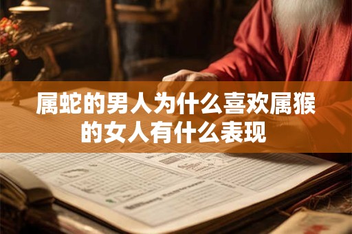属蛇的男人为什么喜欢属猴的女人有什么表现 属蛇的男人为什么喜欢属猴的女人有什么表现