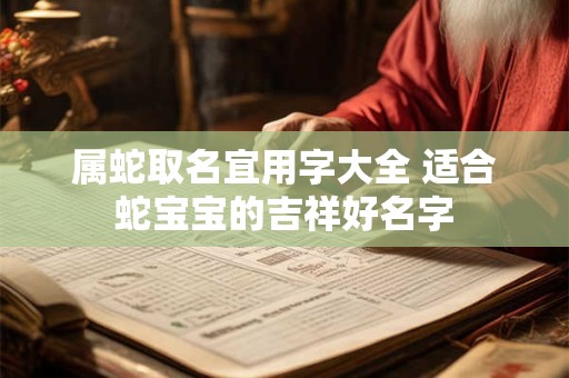 属蛇取名宜用字大全 适合蛇宝宝的吉祥好名字 属蛇取名宜用字大全 适合蛇宝宝的吉祥好名字