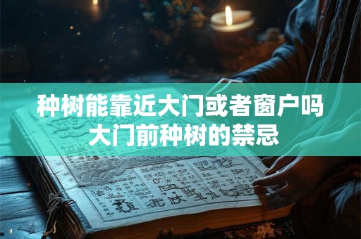 种树能靠近大门或者窗户吗 大门前种树的禁忌 种树能靠近大门或者窗户吗 大门前种树的禁忌
