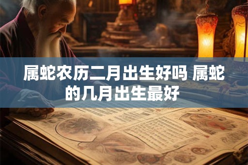 属蛇农历二月出生好吗 属蛇的几月出生最好 属蛇农历二月出生好吗 属蛇的几月出生最好