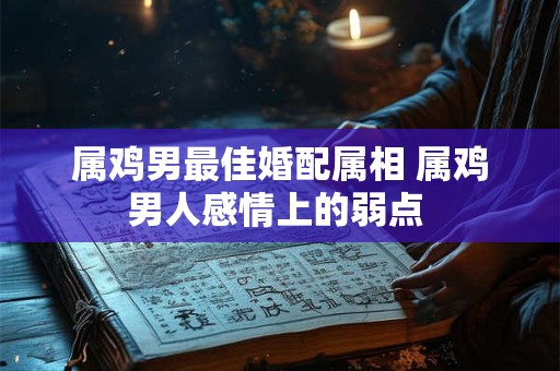 属鸡男最佳婚配属相 属鸡男人感情上的弱点 