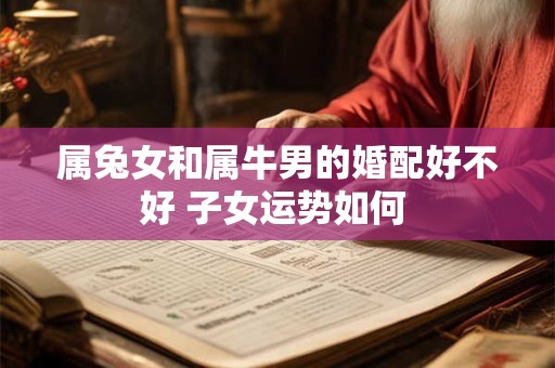 属兔女和属牛男的婚配好不好 子女运势如何 属兔女和属牛男的婚配好不好 子女运势如何