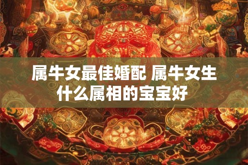 属牛女最佳婚配 属牛女生什么属相的宝宝好 属牛女最佳婚配 属牛女生什么属相的宝宝好