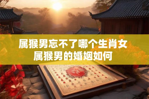 属猴男忘不了哪个生肖女 属猴男的婚姻如何 属猴男忘不了哪个生肖女 属猴男的婚姻如何