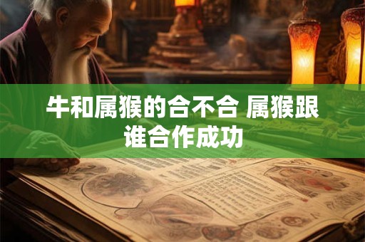 牛和属猴的合不合 属猴跟谁合作成功