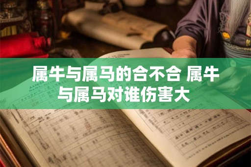 属牛与属马的合不合 属牛与属马对谁伤害大 