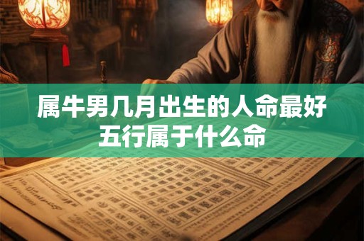 属牛男几月出生的人命最好 五行属于什么命 