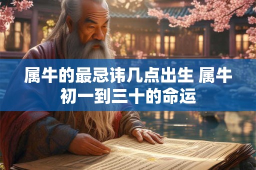 属牛的最忌讳几点出生 属牛初一到三十的命运 属牛的最忌讳几点出生 属牛初一到三十的命运