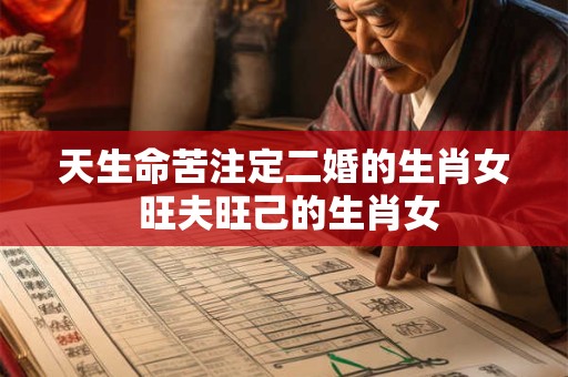 天生命苦注定二婚的生肖女 旺夫旺己的生肖女 天生命苦注定二婚的生肖女 旺夫旺己的生肖女