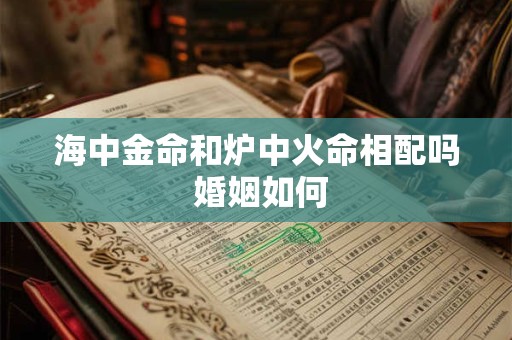 海中金命和炉中火命相配吗 婚姻如何 海中金命和炉中火命相配吗 婚姻如何
