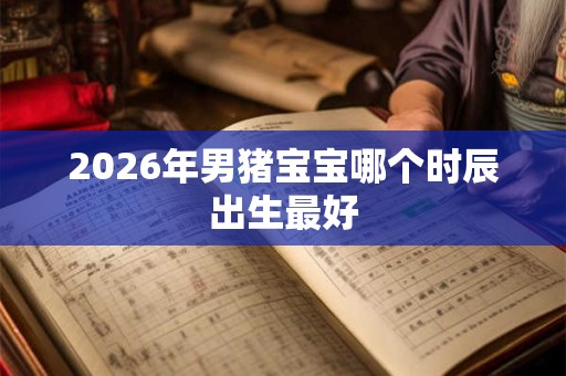 2026年男猪宝宝哪个时辰出生最好 2026年男猪宝宝哪个时辰出生最好