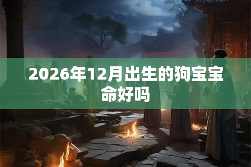 2026年12月出生的狗宝宝命好吗