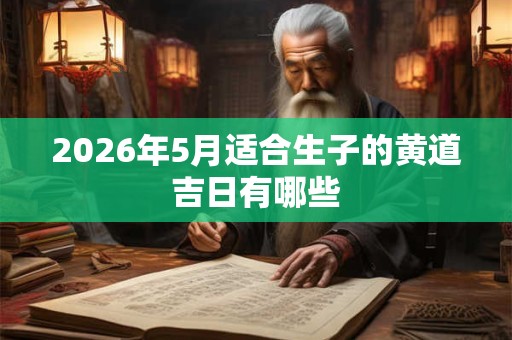2026年5月适合生子的黄道吉日有哪些