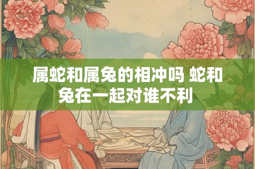 属蛇和属兔的相冲吗 蛇和兔在一起对谁不利 属蛇和属兔的相冲吗 蛇和兔在一起对谁不利