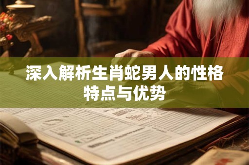 深入解析生肖蛇男人的性格特点与优势 深入解析生肖蛇男人的性格特点与优势