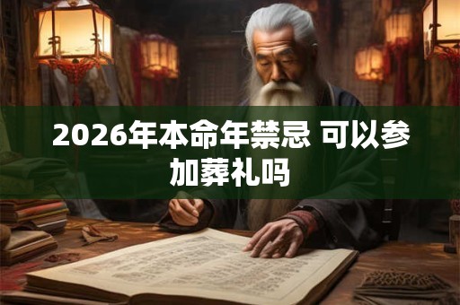 2026年本命年禁忌 可以参加葬礼吗 2026年本命年禁忌 可以参加葬礼吗