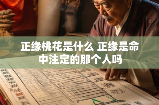 正缘桃花是什么 正缘是命中注定的那个人吗 正缘桃花是什么 正缘是命中注定的那个人吗