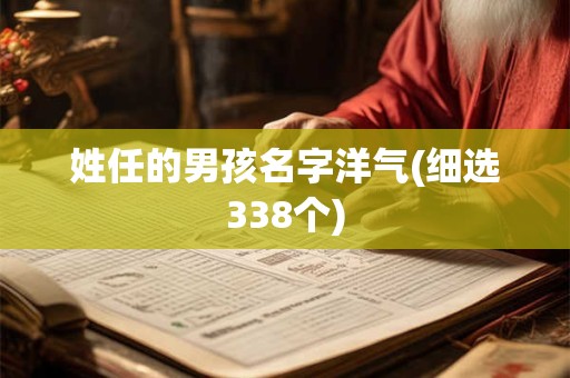 姓任的男孩名字洋气(细选338个)