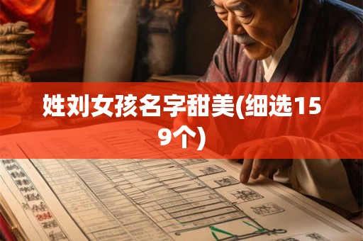 姓刘女孩名字甜美(细选159个)