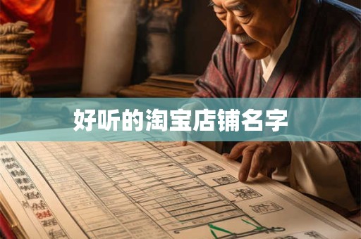 好听的淘宝店铺名字