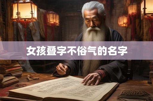 女孩叠字不俗气的名字