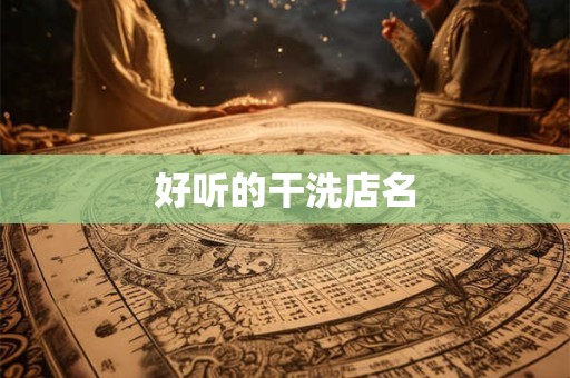 好听的干洗店名