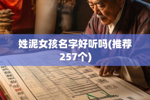 姓泥女孩名字好听吗(推荐257个)