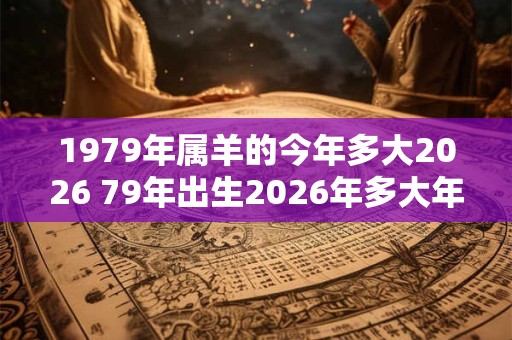1979年属羊的今年多大2026 79年出生2026年多大年龄