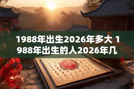 1988年出生2026年多大 1988年出生的人2026年几岁
