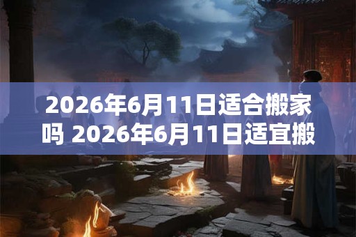 2026年6月11日适合搬家吗 2026年6月11日适宜搬家吗