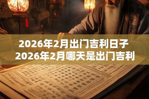 2026年2月出门吉利日子 2026年2月哪天是出门吉利的日子
