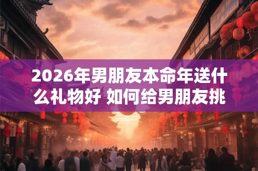 2026年男朋友本命年送什么礼物好 如何给男朋友挑选本命年礼物