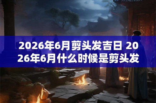 2026年6月剪头发吉日 2026年6月什么时候是剪头发的吉日