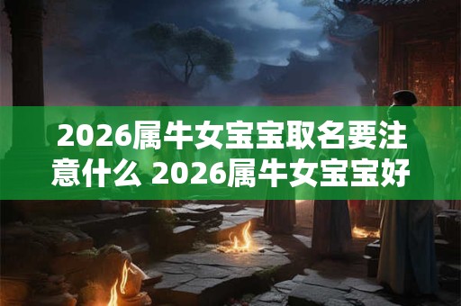 2026属牛女宝宝取名要注意什么 2026属牛女宝宝好听的名字