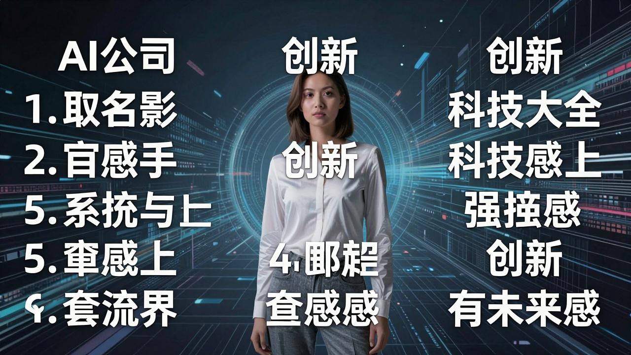 AI公司取名大全，科技感强又有未来感