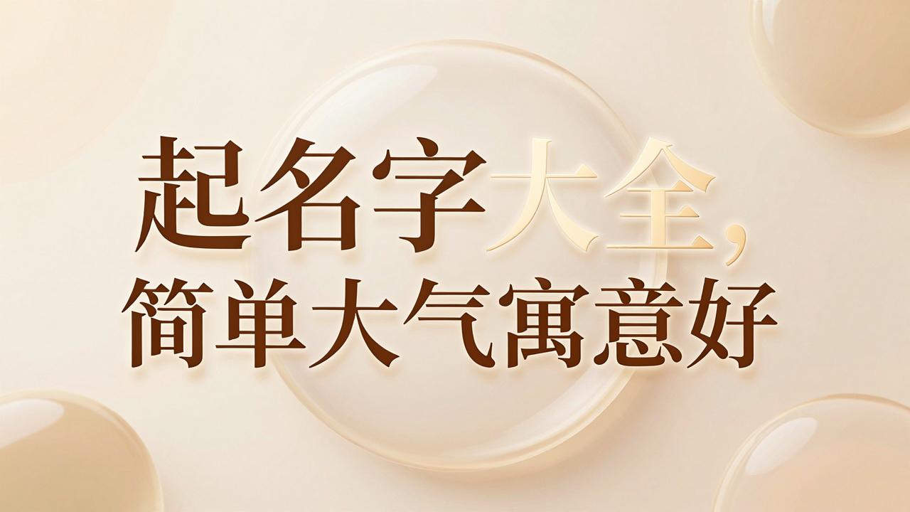 公司起名字大全免费，简单大气寓意好