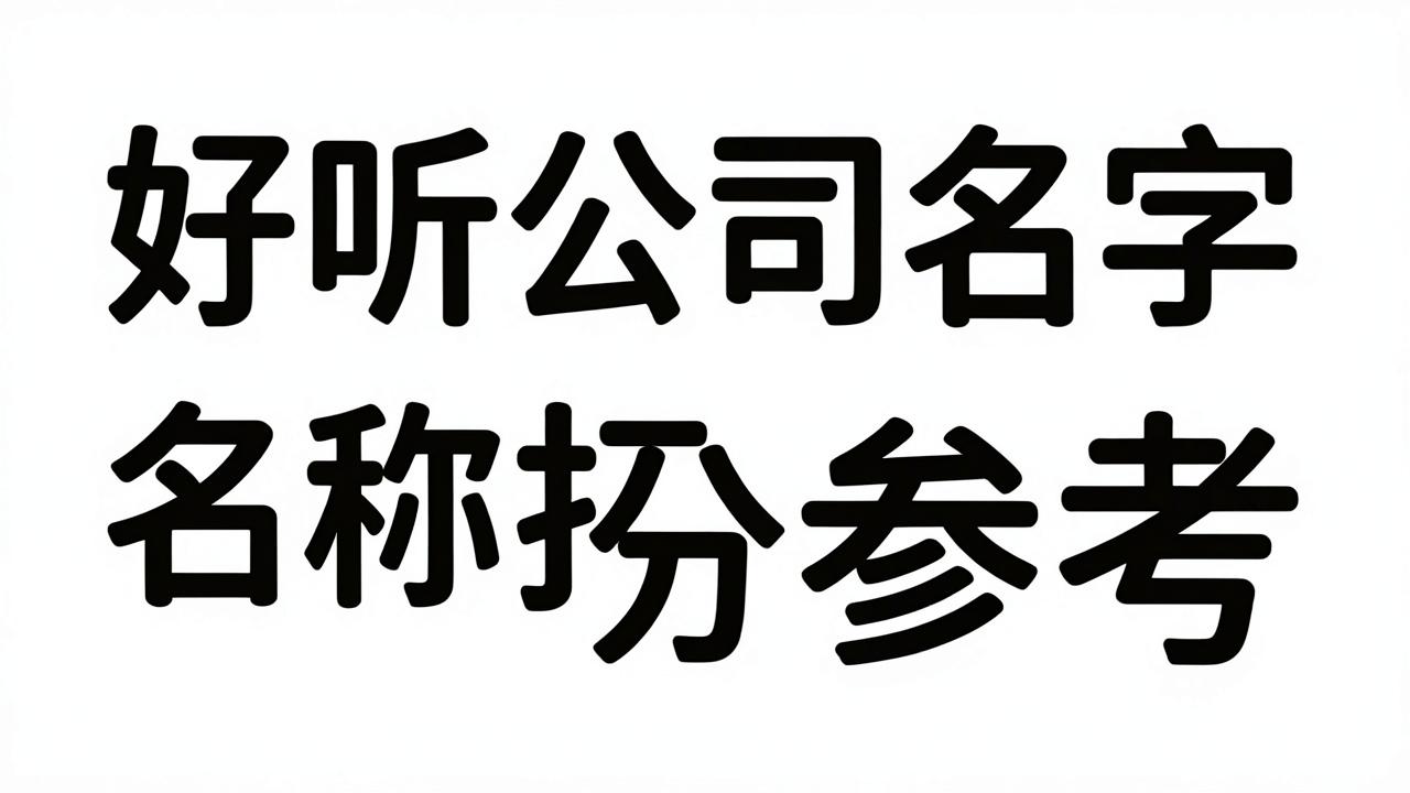 免费公司名字推荐，好听公司名称打分参考