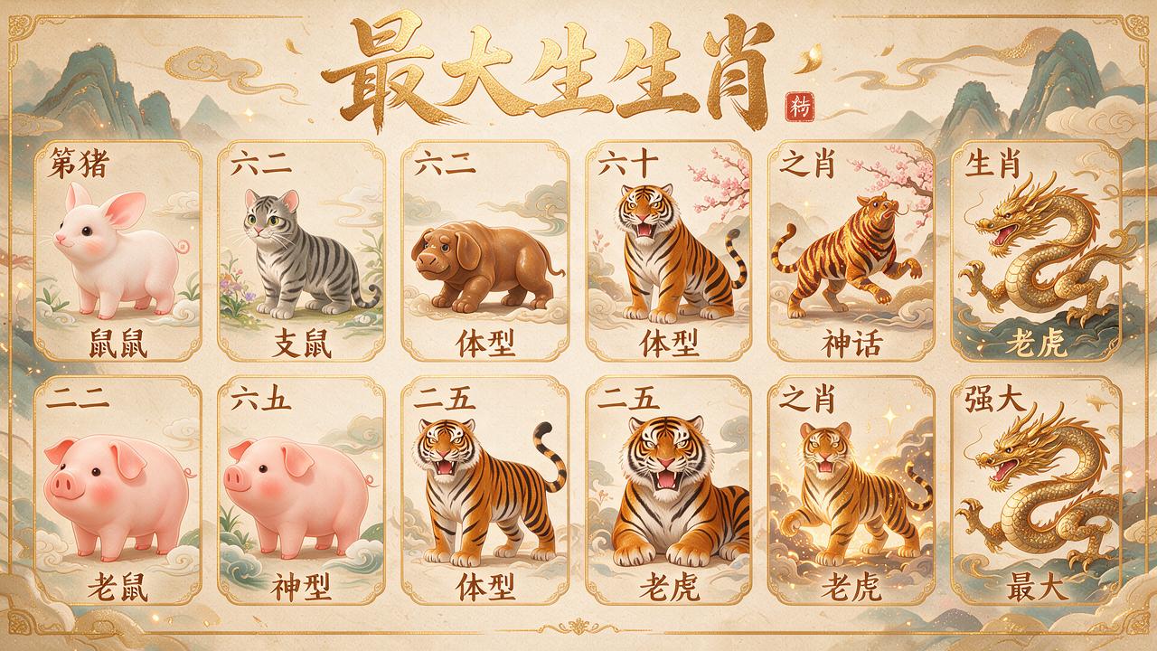 十二生肖排行表,十二生肖排行表最大的生肖 十二生肖排行表,十二生肖排行表最大的生肖