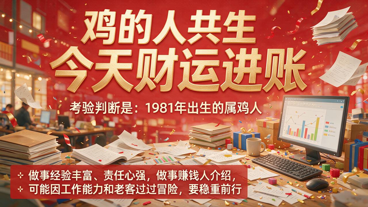 属鸡今日运势财运,属鸡今日运势财运如何1981