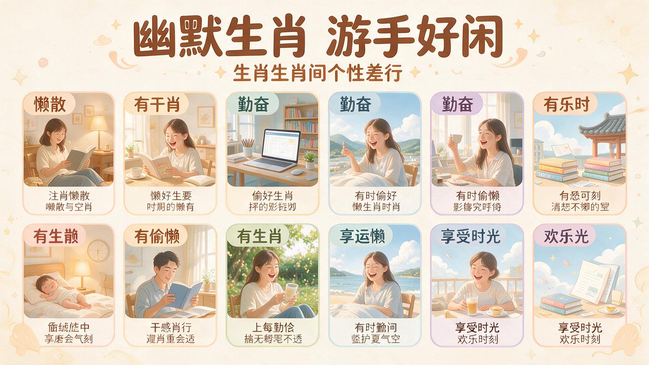 十二生肖谁游手好闲,十二生肖游手好闲排行
