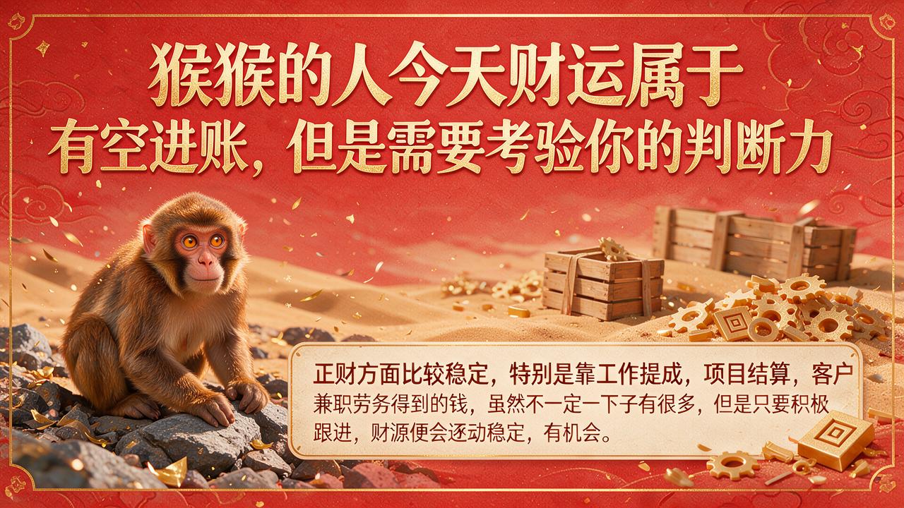属猴今日运势财运,属猴今日运势财运偏财运 属猴今日运势财运,属猴今日运势财运偏财运